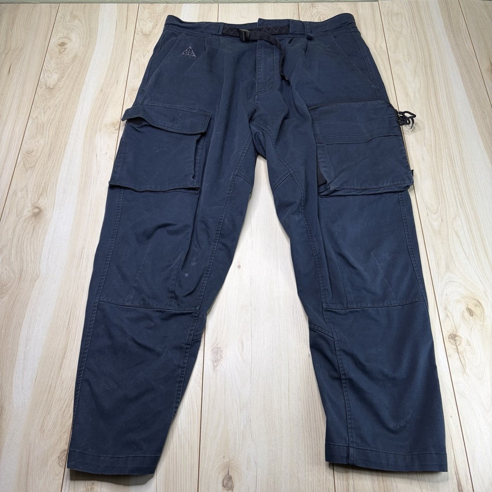 Nike ACG Woven Cargo Pants Mens Large Black Camping Hiking